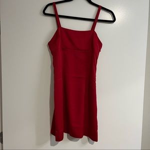 Urban Outfitters Red Satin Dress
